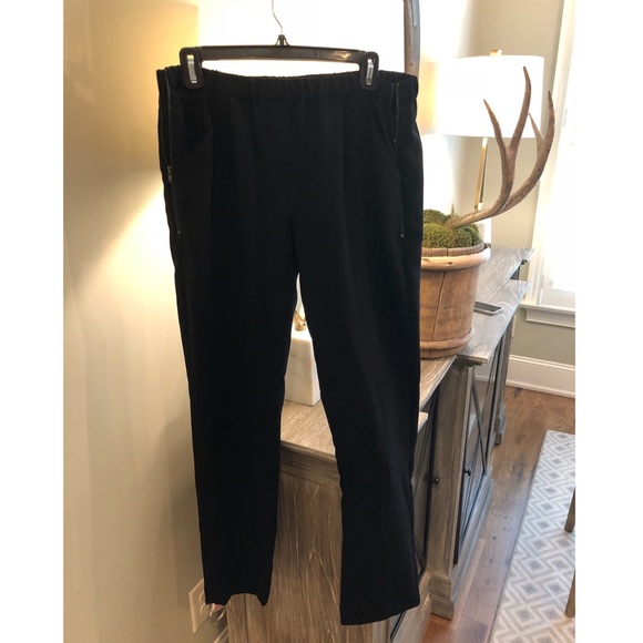 PARKER CROPPED PANTS WITH DUAL HIP ZIPPERS - Picture 2 of 4